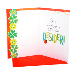 Biglietti AUGURI buona fortuna 12pz