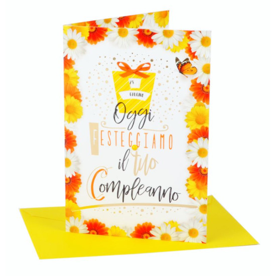 Biglietti auguri COMPLEANNO giorno e mese 12pz Biglietti auguri COMPLEANNO giorno e mese 12pz