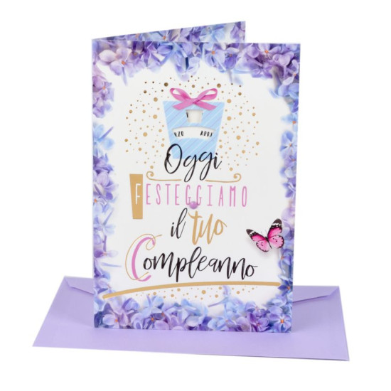 Biglietti auguri COMPLEANNO giorno e mese 12pz Biglietti auguri COMPLEANNO giorno e mese 12pz