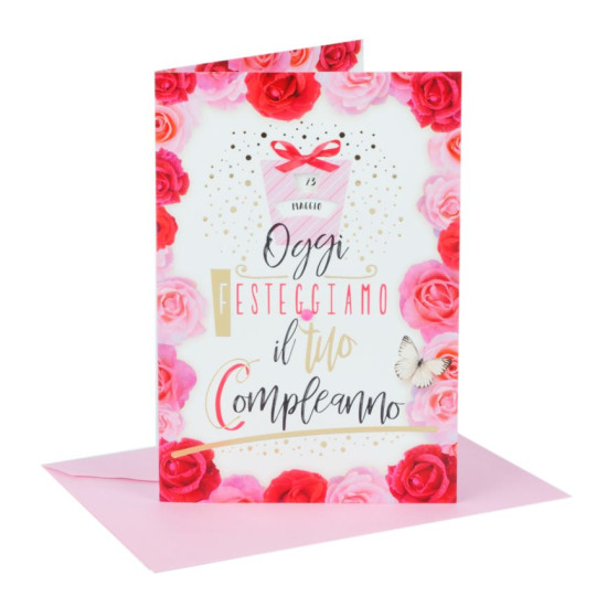 Biglietti auguri COMPLEANNO giorno e mese 12pz Biglietti auguri COMPLEANNO giorno e mese 12pz