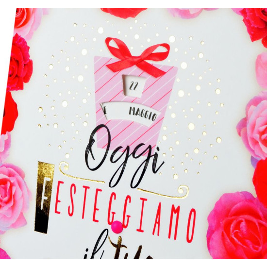 Biglietti auguri COMPLEANNO giorno e mese 12pz Biglietti auguri COMPLEANNO giorno e mese 12pz