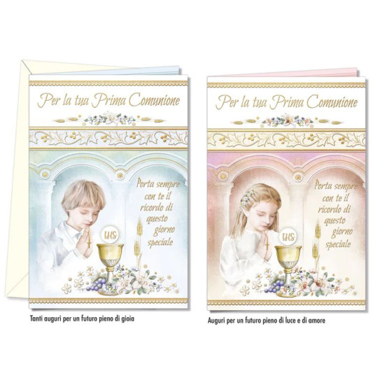 Biglietti PRIMA COMUNIONE 12pz