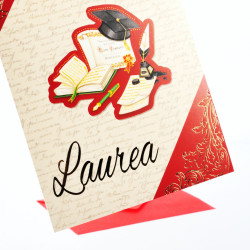 Biglietti LAUREA oro e applicazioni 12pz