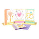 Biglietti auguri MATRIMONIO strass e pailettes 12pz Biglietti auguri MATRIMONIO strass e pailettes 12pz