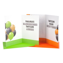 Biglietti 18 ANNI oro e rilievo 12pz