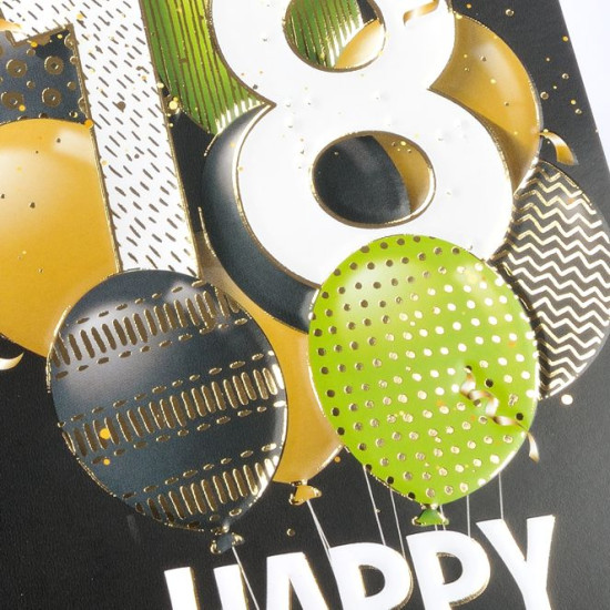 Biglietti 18 ANNI oro e rilievo 12pz