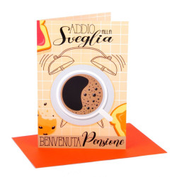 Biglietti auguri benvenuta PENSIONE 12pz Biglietti auguri benvenuta PENSIONE 12pz