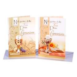 Biglietti auguri COMUNIONE classic 12pz