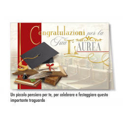 Biglietti auguri LAUREA portasoldi12pz Biglietti auguri LAUREA portasoldi12pz
