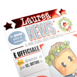 Biglietti LAUREA Bubine Dolcelegno 12pz Biglietti LAUREA Bubine Dolcelegno 12pz