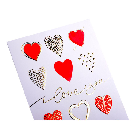 Biglietti LOVE oro 12pz Biglietti LOVE oro 12pz