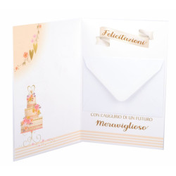 Biglietto MATRIMONIO portasoldi 12pz Biglietto MATRIMONIO portasoldi 12pz
