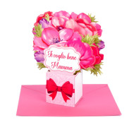 Biglietto auguri MAMMA super pop-up 6pz NOVITA'!!!!