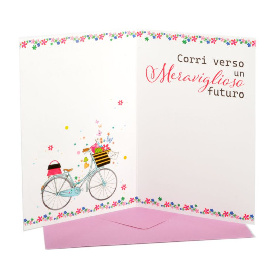 Biglietti auguri PENSIONE elegante 12pz