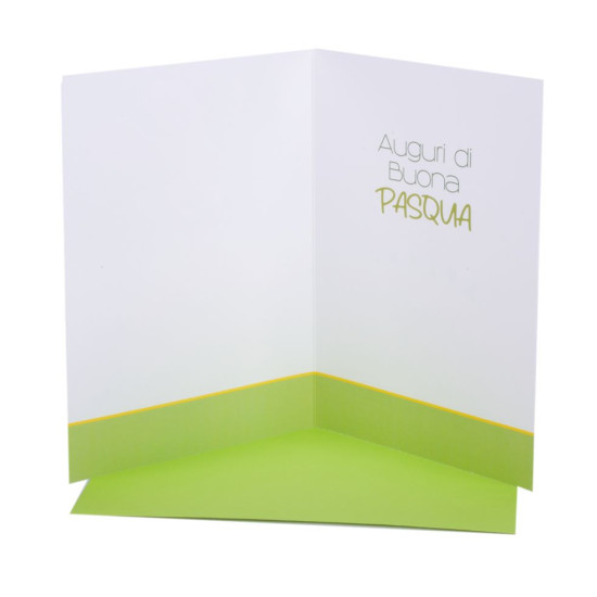 Biglietti augurali PASQUA coniglietti 12pz