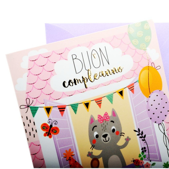Biglietti augurali compleanno BIMBI 12pz