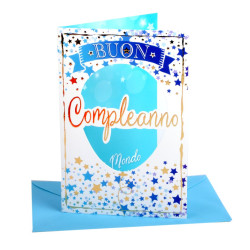 Biglietti augurali COMPLEANNO 3pz