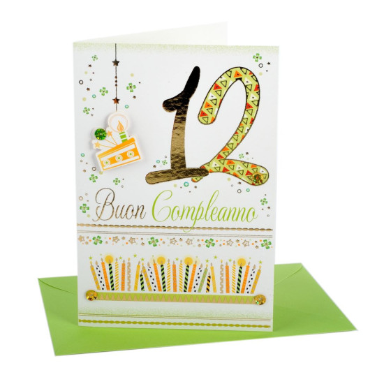 Biglietto 12 anni Serie Boutique 6pz Biglietto 12 anni Serie Boutique 6pz