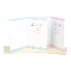 Biglietti auguri COMUNIONE glitter 12pz