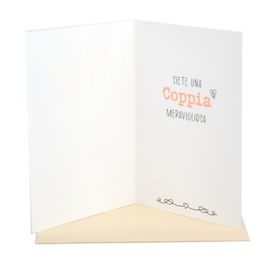 Biglietti auguri MATRIMONIO oro e rilievo 12pz