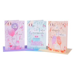 Biglietti augurali anniversario nozze 12pz