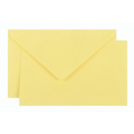 Blister 10 cartoncini + 10 buste 9x14 GIALLO PASTELLO