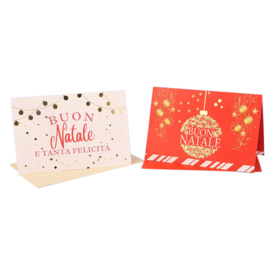 Biglietti auguri NATALE pop up 12pz