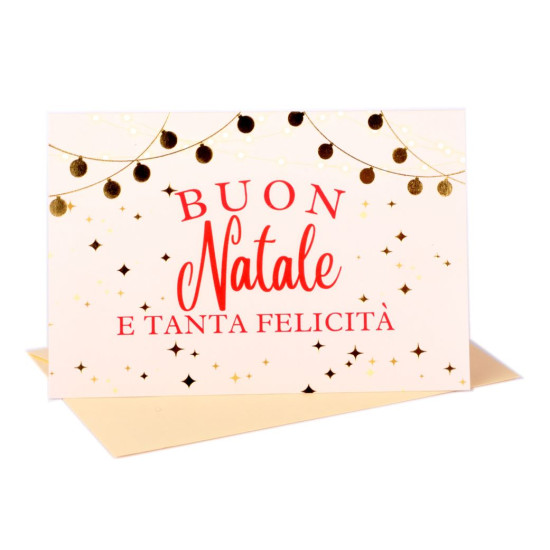 Biglietti auguri NATALE pop up 12pz