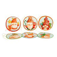 Chiudipacco NATALE sagomato oro 90pz