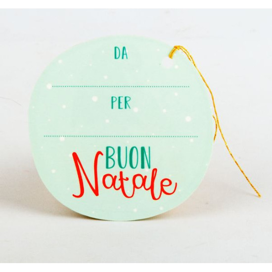 Chiudipacco NATALE sagomato oro 90pz