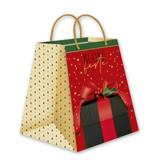 Shoppers 25x25x35 Natale 12pz
