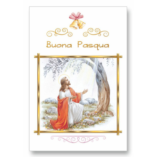 Biglietto PASQUA Sacra oro 12pz