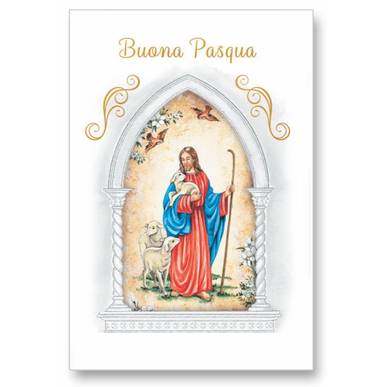 Biglietto PASQUA Sacra oro 12pz