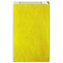 Sacchetti 17x34 GIALLO carta kraft 100pz 