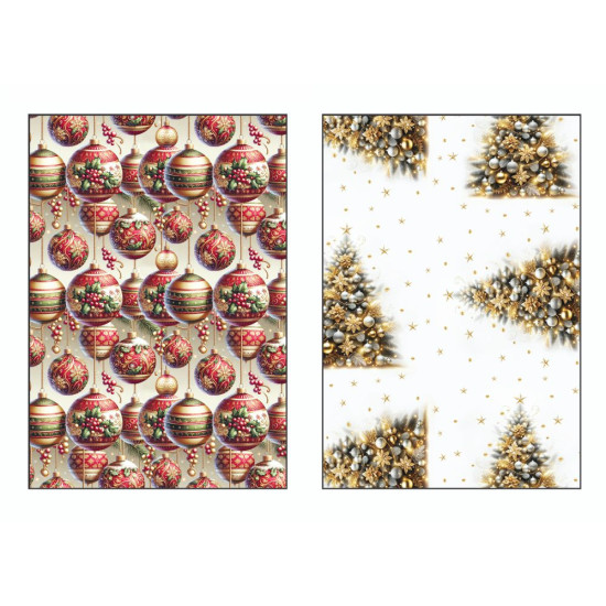 Fogli carta regalo natalizia 50pz