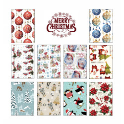 Fogli carta regalo natalizia 50pz