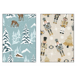 Fogli carta regalo natalizia 50pz