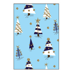 Fogli carta regalo natalizia 10pz