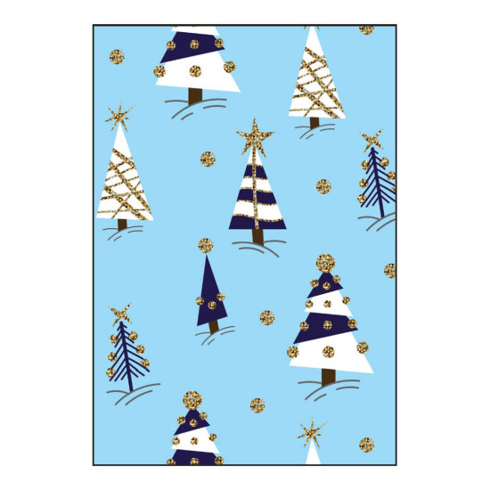 Fogli carta regalo natalizia 10pz