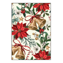 Fogli carta regalo Merry Christmas 10pz