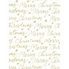 Fogli carta regalo Merry Christmas 10pz