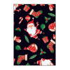 Fogli carta regalo Babbo Natale 10pz