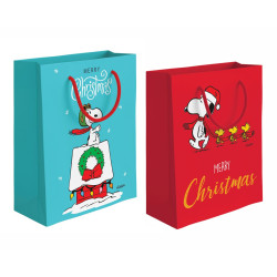 Borsette regalo 18x23 Peanuts - 12pz