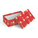 Set 8 scatole cartone NATALE RED 8 misure