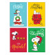 Biglietti augurali NATALE Snoopy 12pz