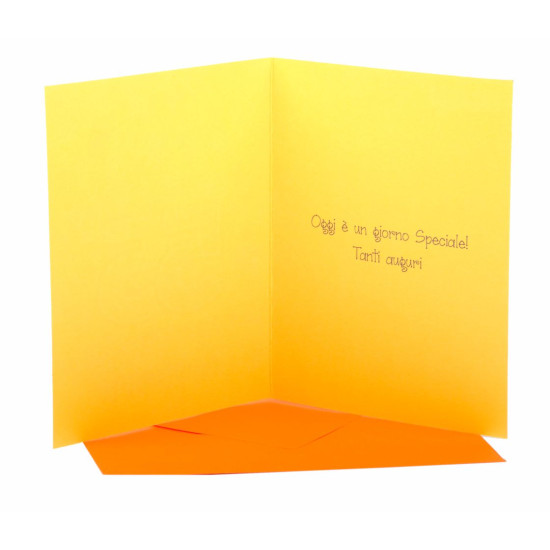 Biglietto auguri compleanno 55 anni 6pz