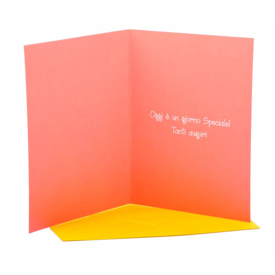 Biglietto auguri compleanno 57 anni 6pz