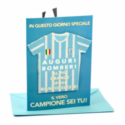 Biglietti AUGURI tifosi BIANCOCELESTI 4pz