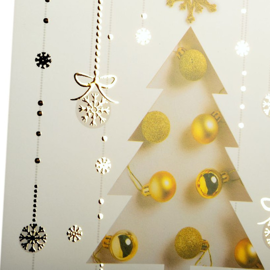 Biglietti auguri BUON NATALE elegante 12pz