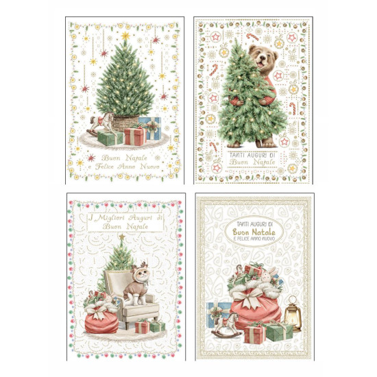 Biglietti auguri BUON NATALE 12pz